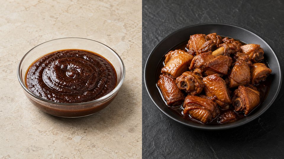 黑鸭煲／炒鸡酱产品内容